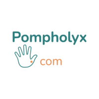 Pompholyx.com logo with hand icon